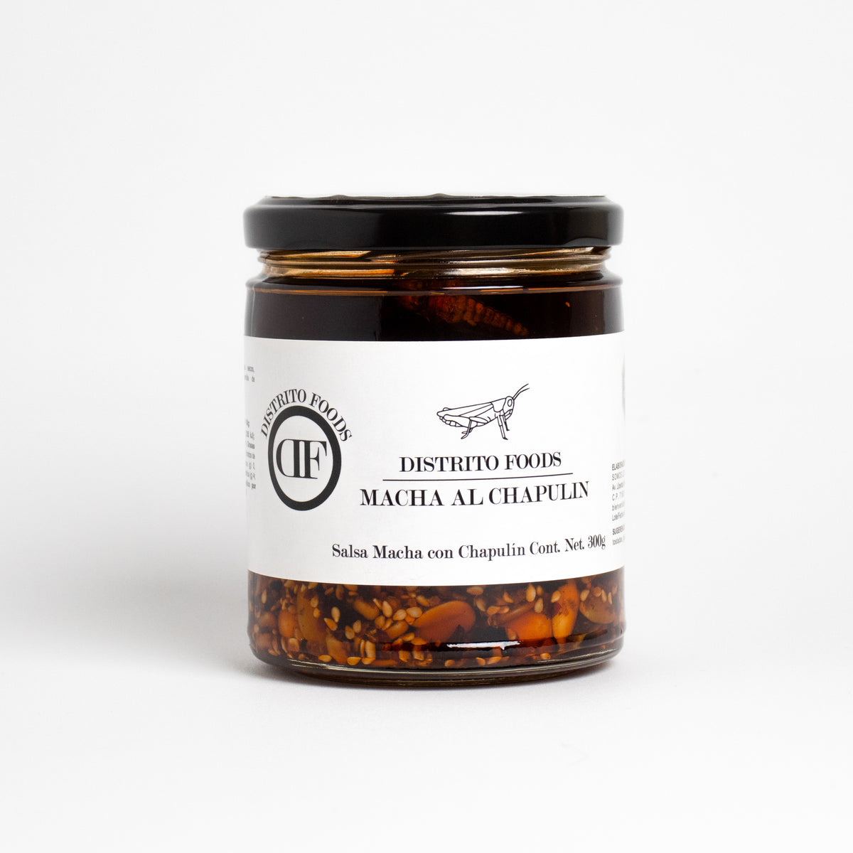 Salsa Macha con Chapulín