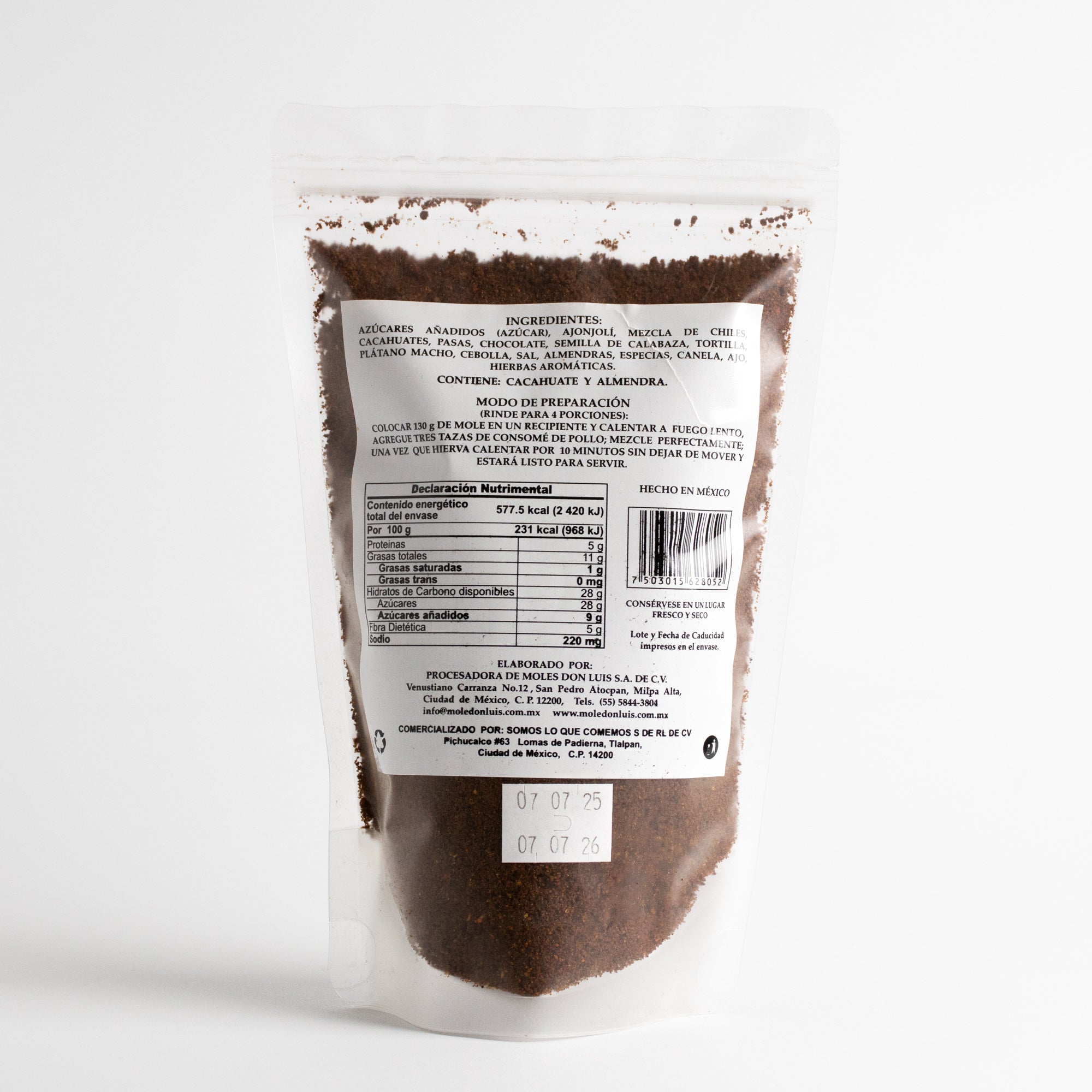 Mole Almendrado en Polvo