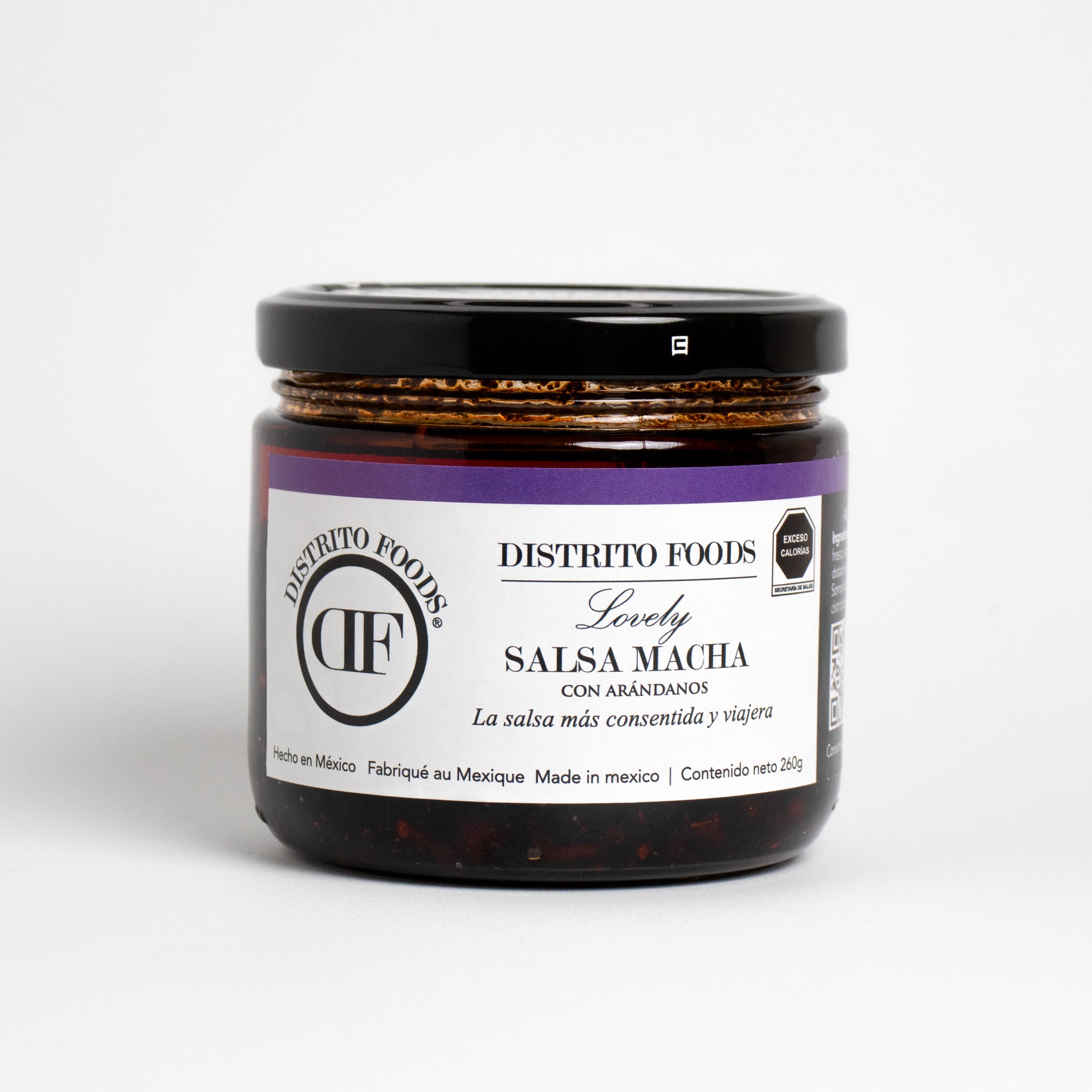 Salsa Macha con Arandanos